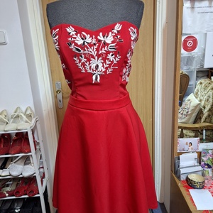 Hímzett menyecske, alkalmi, tánc ruha. - esküvő - ruha - koszorúslány ruha - Meska.hu