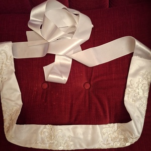 Csipke anyagú  övek, szalaggal. - ruha & divat - öv & övcsat - öv - Meska.hu