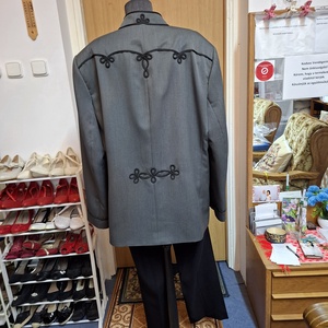 Elegáns bocskai zsinóros férfi öltöny a Nagy Napra, ünnepi alkalmakra. - ruha & divat - férfi ruha - ing - Meska.hu