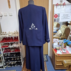 Elegáns bocskai zsinóros női kosztüm a Nagy Napra, ünnepi alkalmakra. - ruha & divat - női ruha - alkalmi ruha & estélyi ruha - Meska.hu