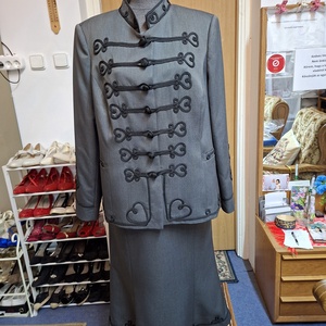 Elegáns bocskai zsinóros női kosztüm a Nagy Napra, ünnepi alkalmakra., Ruha & Divat, Női ruha, Alkalmi ruha & Estélyi ruha, Varrás, MESKA