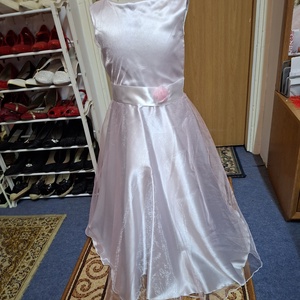 Rózsaszin - fehér,   koszorúslány, alkalmi gyerek ruha.  - esküvő - ruha - koszorúslány ruha - Meska.hu