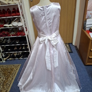 Rózsaszin - fehér,   koszorúslány, alkalmi gyerek ruha.  - esküvő - ruha - koszorúslány ruha - Meska.hu