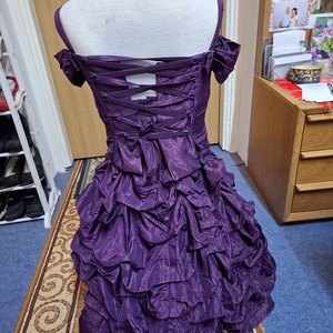 Lila raffolt taft,  koszorúslány, alkalmi gyerek ruha.  - esküvő - ruha - koszorúslány ruha - Meska.hu