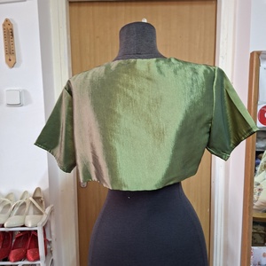 Boleró, fekete selyem. - esküvő - kiegészítők - bolero és válltakaró - Meska.hu