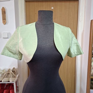 Boleró, fekete selyem. - esküvő - kiegészítők - bolero és válltakaró - Meska.hu