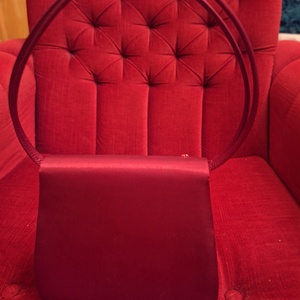 Elegáns bordó gyöngyözött táska - táska & tok - kézitáska & válltáska - alkalmi táska - Meska.hu