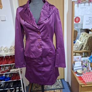 Női elegáns lila kosztüm, 38-40 - Meska.hu