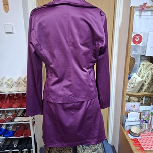 Női elegáns lila kosztüm, 38-40 - ruha & divat - női ruha - blézer & kosztüm - Meska.hu