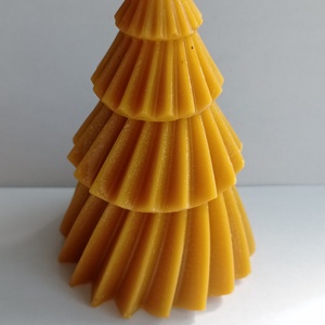 Méhviasz karácsonyi fenyő gyergya, Esküvő, Dekoráció, Gyertya & Gyertyatartó, Gyertya-, mécseskészítés, MESKA