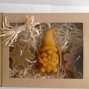 Méhviasz karácsonyi gyergya BOX - Meska.hu