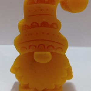 Méhviasz Karácsonyi manó mintázatú gyergya , Esküvő, Dekoráció, Gyertya & Gyertyatartó, Gyertya-, mécseskészítés, MESKA