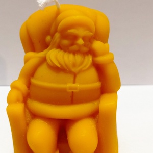 Méhviasz Mikulás mintázatú gyergya  - Meska.hu