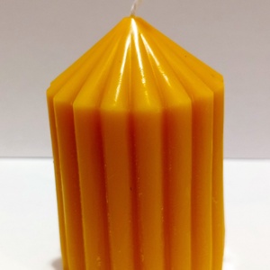 Méhviasz álló (közepes) gyergya , Esküvő, Dekoráció, Gyertya & Gyertyatartó, Gyertya-, mécseskészítés, MESKA