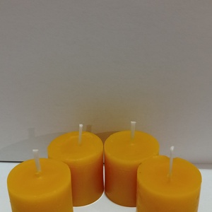 Méhviasz Adventi gyergya (4 db) kicsi méretű, Esküvő, Dekoráció, Gyertya & Gyertyatartó, Gyertya-, mécseskészítés, MESKA