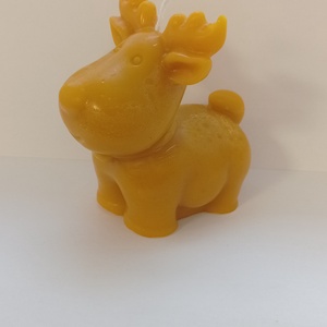 Méhviasz szarvas formájú gyergya , Esküvő, Dekoráció, Gyertya & Gyertyatartó, Gyertya-, mécseskészítés, MESKA