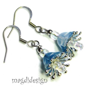 Harangvirág nyaklánc, lógós fülbevaló  szett - ékszer - ékszerszett - Meska.hu