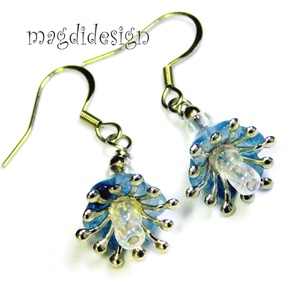 Harangvirág lógós fülbevaló  - ékszer - fülbevaló - lógó fülbevaló - Meska.hu