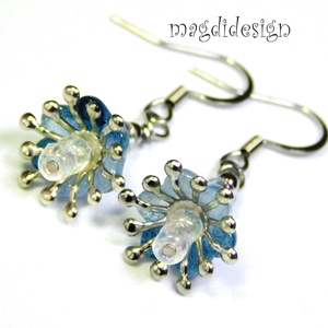 Harangvirág lógós fülbevaló  - ékszer - fülbevaló - lógó fülbevaló - Meska.hu