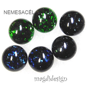 EREDETI Kék, zöld, aventurin üvegékszer, 2 pár, stiftes fülbevaló ORVOSI ACÉL - ékszer - fülbevaló - pötty fülbevaló - Meska.hu