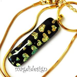 Rügyező ágak üvegékszer szett nyaklánc kapcsos fülbevaló - Valentin napra, Anyák napjára, Nőnapra - ékszer - ékszerszett - Meska.hu