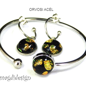 Arany szívecskés szett nyaklánc, karkötő, stiftes fülbevaló - Ballagásra, születésnapra, névnapra - ékszer - ékszerszett - Meska.hu