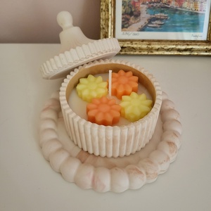 Kerámia dekoráció szett szója gyertyával - kellékek & szerszámok - dekorációs kellékek - dekorációs gyertya - Meska.hu Kerámia dekoráció szett szója gyertyával - kellékek & szerszámok - dekorációs kellékek - dekorációs gyertya - Meska.hu