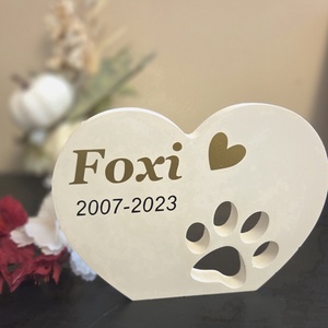 Kisállat kegyeleti dísz, Otthon & Életmód, Vallás, Temetkezési tárgy, Sírdísz, kegyeleti dísz, Kerámia, MESKA