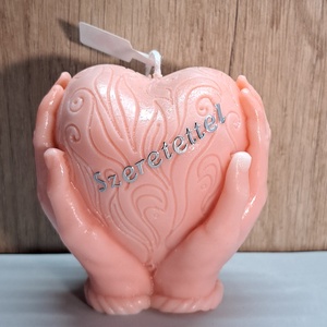 ? Egyedi feliratos szív gyertya ?, Otthon & Életmód, Gyertya, illat, aroma, Gyertya, Gyertya-, mécseskészítés, MESKA