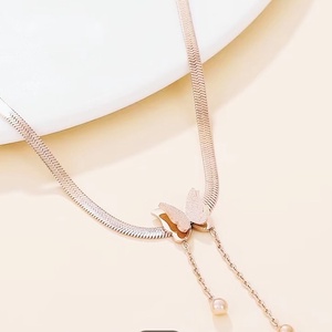 Nemesacél elegáns pillangó ékszer szett! - ékszer - ékszerszett - Meska.hu