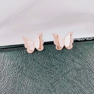 Nemesacél elegáns pillangó ékszer szett! - ékszer - ékszerszett - Meska.hu