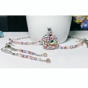 Mesebeli tündér ékszer szett! Nemesacél, Swarovski, csillogó gyöngyök kristályok! - ékszer - ékszerszett - Meska.hu