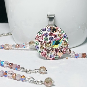 Mesebeli tündér ékszer szett! Nemesacél, Swarovski, csillogó gyöngyök kristályok! - ékszer - ékszerszett - Meska.hu