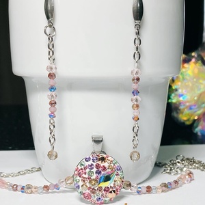 Mesebeli tündér ékszer szett! Nemesacél, Swarovski, csillogó gyöngyök kristályok! - ékszer - ékszerszett - Meska.hu