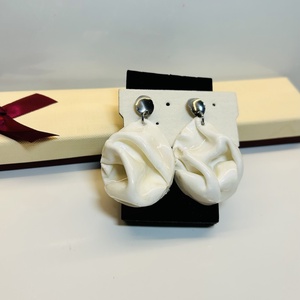 Gyűrödt polymer Clay fülbevaló!, Ékszer, Fülbevaló, Lógó csepp fülbevaló, Ékszerkészítés, MESKA