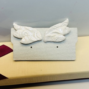 Angyalszárny polymer Clay fülbevaló! - Meska.hu