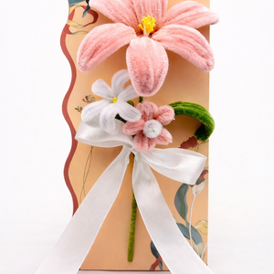 Zsenília virágos ajándék tábla  - Meska.hu