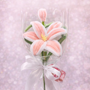 Kézzel készült zsenília liliom � örök virág ajándékba  - otthon & életmód - virágdekoráció - virágok - szálas virág - Meska.hu