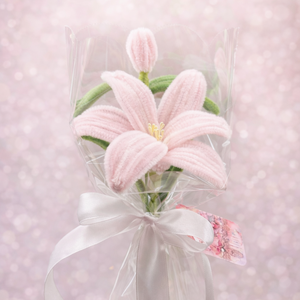 Kézzel készült zsenília liliom � örök virág ajándékba  - otthon & életmód - virágdekoráció - virágok - szálas virág - Meska.hu