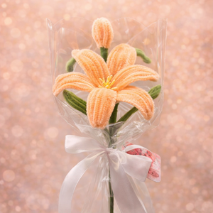 Kézzel készült zsenília liliom � örök virág ajándékba  - otthon & életmód - virágdekoráció - virágok - szálas virág - Meska.hu