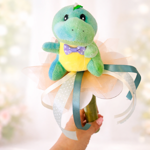 Ballagó plüss csokor � 30 cm � kézzel készített ballagási ajándék - Meska.hu