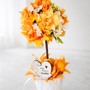 Anyák napi narancsfa � különleges virágdekoráció - otthon & életmód - virágdekoráció - virágdíszek - asztali virágdísz - Meska.hu