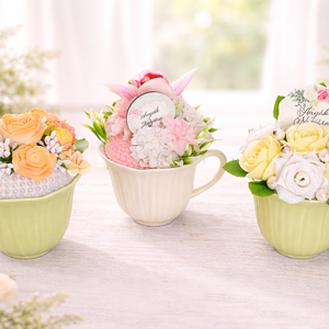 Szappanvirágos csészés, táblás anyák napi ajándék  - szépségápolás - szappan & fürdés - kézműves szappan - Meska.hu