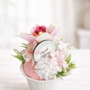 Szappanvirágos csészés, táblás anyák napi ajándék  - Meska.hu