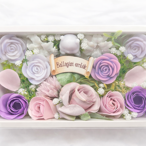 Ballagási emlék doboz � egyedi feliratos virágos ajándék díszdobozban, Szépségápolás, Szappan & Fürdés, Kézműves szappan, Szappankészítés, MESKA