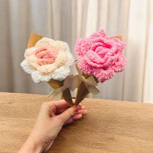  Horgolt rózsa csokor � örök virág, kézzel készült ajándék  - Meska.hu