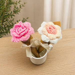  Horgolt rózsa csokor � örök virág, kézzel készült ajándék  - otthon & életmód - virágdekoráció - virágok - virágcsokor - Meska.hu