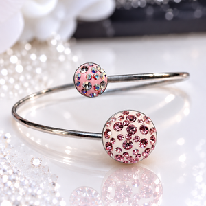 Swarovski /Preciosa kristályos nemesacél karkötő � elegáns ajándék nőknek - Meska.hu