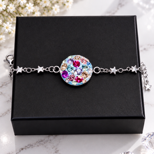 Swarovski /Preciosa kristályos nemesacél karkötő � csillagos, elegáns - Meska.hu