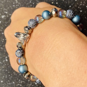 Trónok harca ásvány karkötő! Stark-ház! - ékszer - karkötő - karkötő medállal - Meska.hu